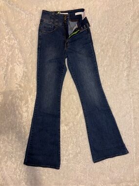 Sam Edelman Dark Blue Flared Jeans